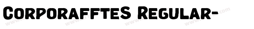 CorporaffteS Regular字体转换